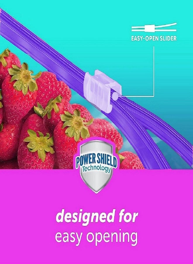 MOBDESK Resealable Zipper Bags-pack Of 10 | Airtight, Leak-proof, BPA-Free Zipper For Kitchen & Meal Prep, Outdoor And Organization | Freezer Safe | Durable & Reusable Zip Lock Bags(Purple)(T-51) - Image 4